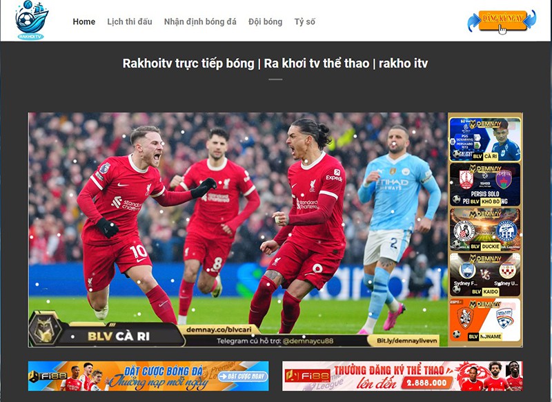 rakhoitv web xem bóng đá trực tuyến